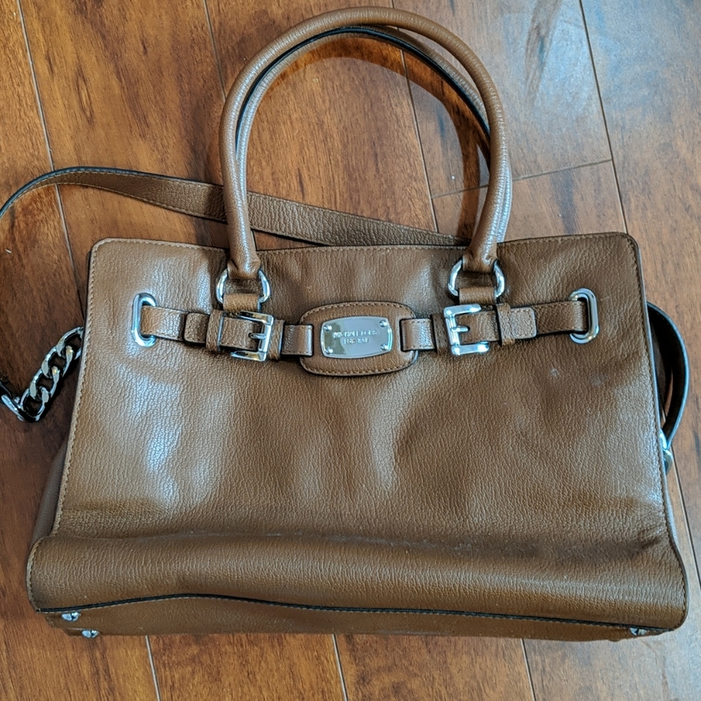 Brown tote bag